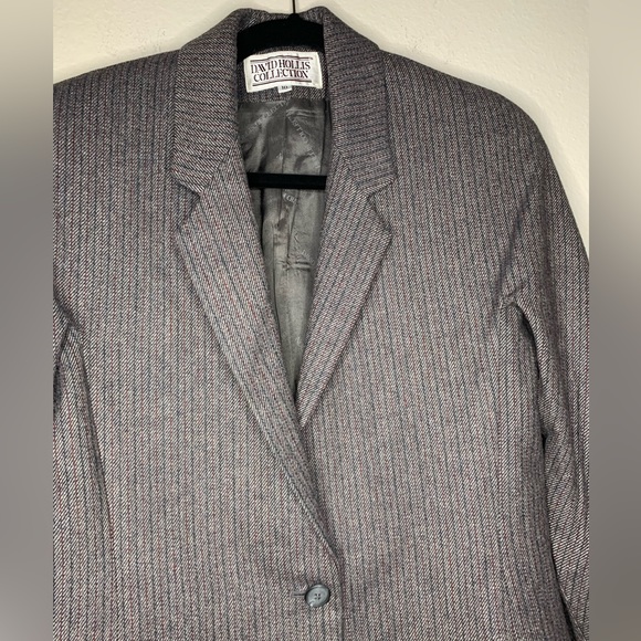 David Hollis Collection women’s vintage wool blazer jacket Size 10 - Picture 2 of 16